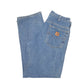 Mens Blue Carhartt Relaxed Lined Insulated Winter Thermal Casual JeansW32 L30
