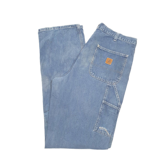 Mens Blue Carhartt  Carpenter JeansW36 L36