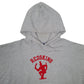 Mens Grey Champion Washington Redskins Football NFL Hoodie Jumper