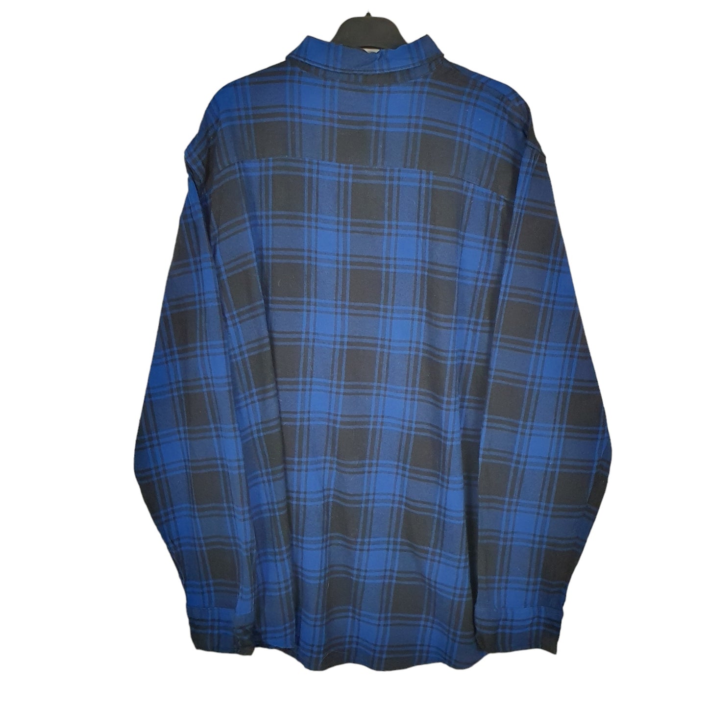 Urban Pipeline Flannel Shacket Long Sleeve Regular Fit Check Shirt Blue