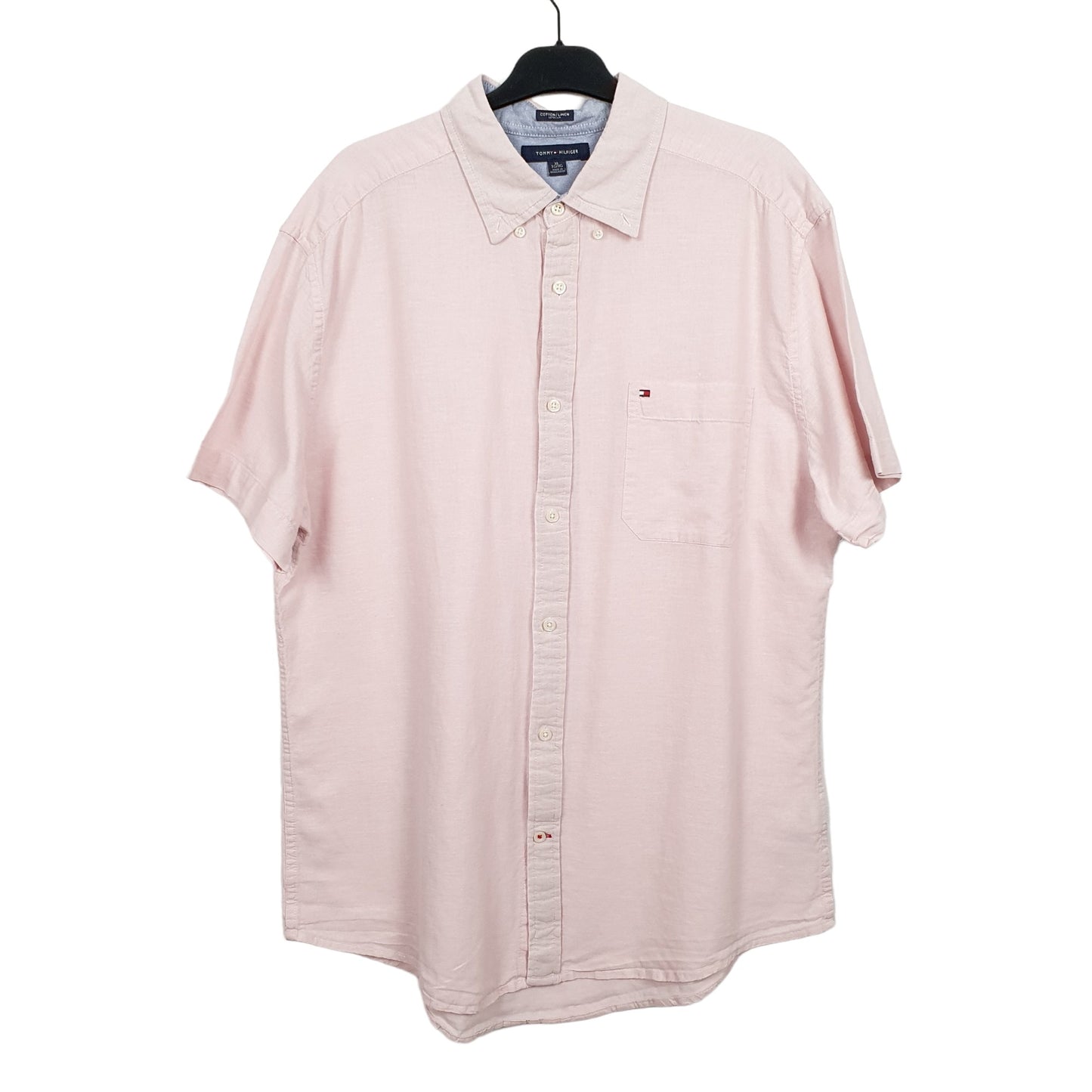 Tommy Hilfiger Short Sleeve Regular Fit Shirt Pink