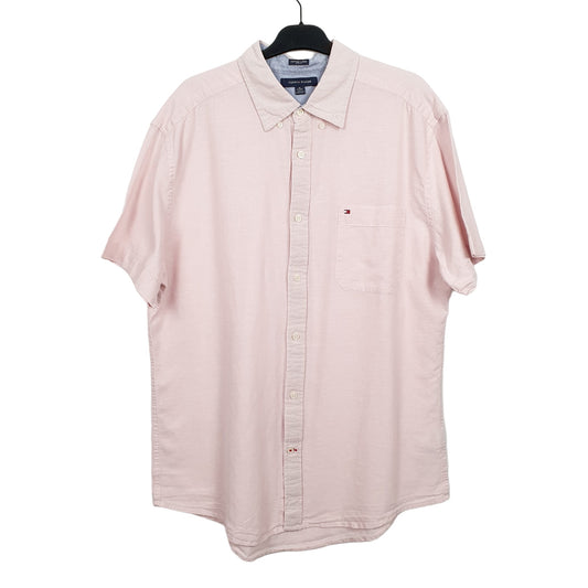 Tommy Hilfiger Short Sleeve Regular Fit Shirt Pink