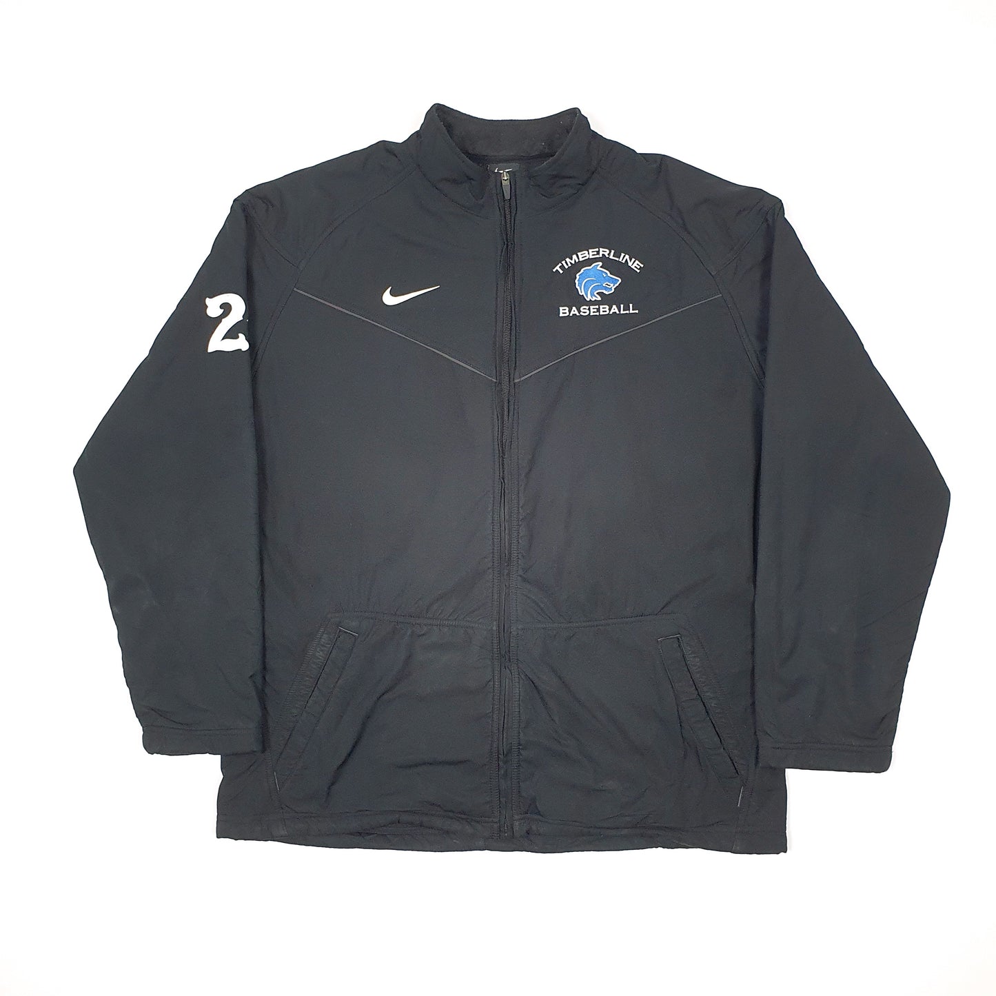 Mens Nike Timberline Baseball Fleece Jacket Black