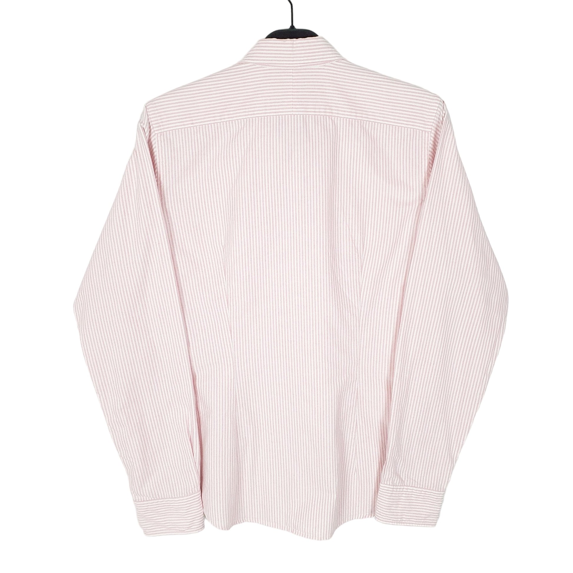 Ralph Lauren Long Sleeve Slim Fit Striped Shirt Pink