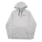 Mens Grey Nike Dri Fit Hoodie Jumper