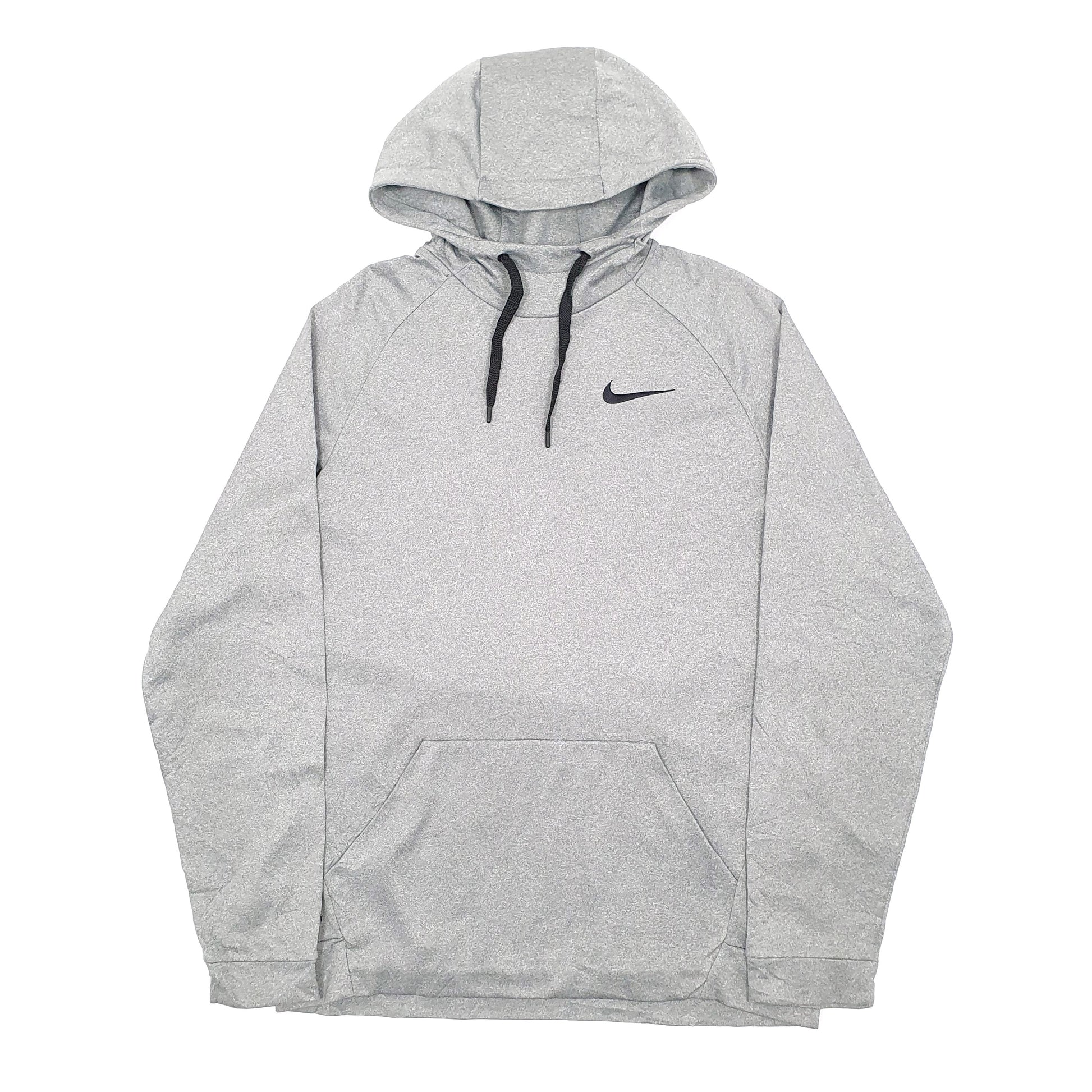 Mens Grey Nike Dri Fit Hoodie Jumper
