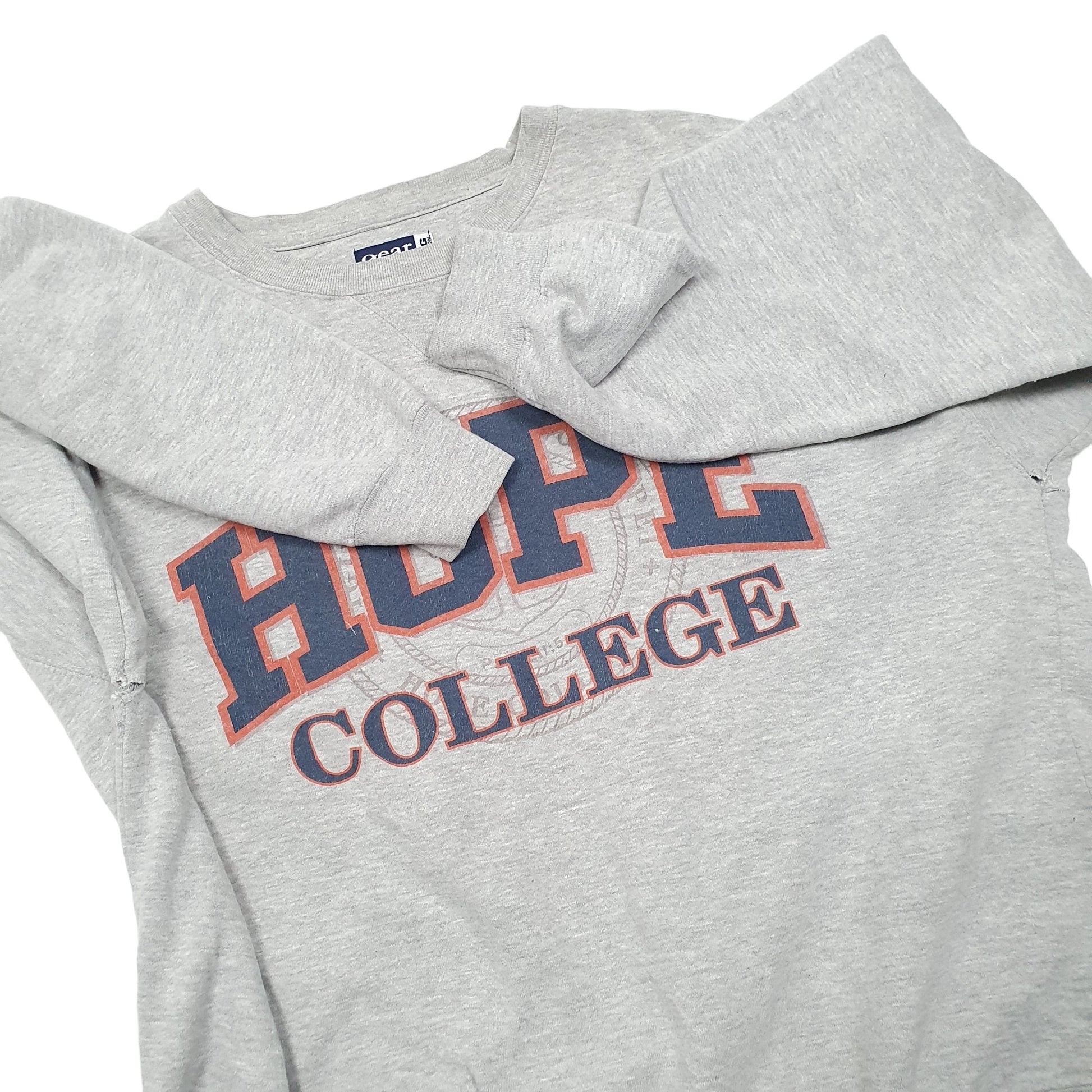 Mens Grey Gear For Sports Hope College USA1 Crewneck Jumper
