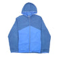 Mens Blue Starter Hooded Windbreaker Light Weight Full Zip Coat