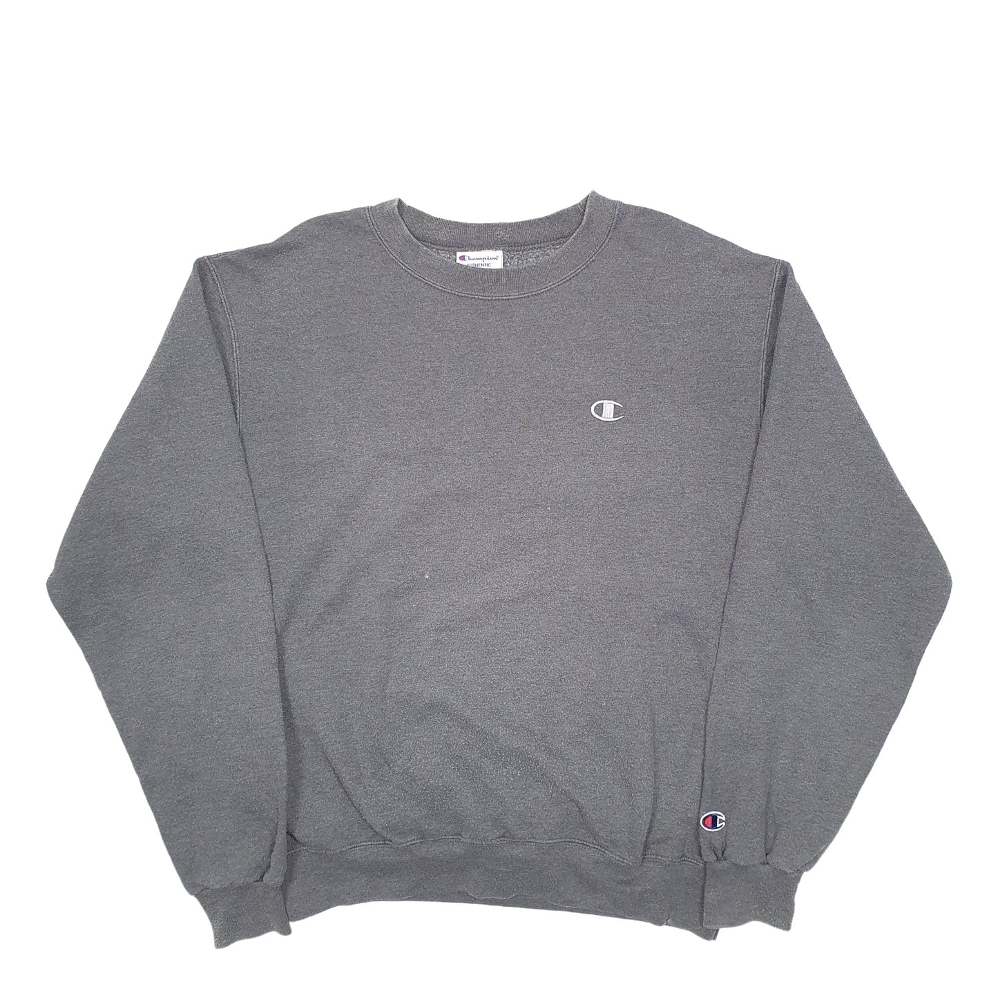 Mens Grey Champion  Crewneck Jumper