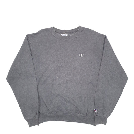 Mens Grey Champion  Crewneck Jumper