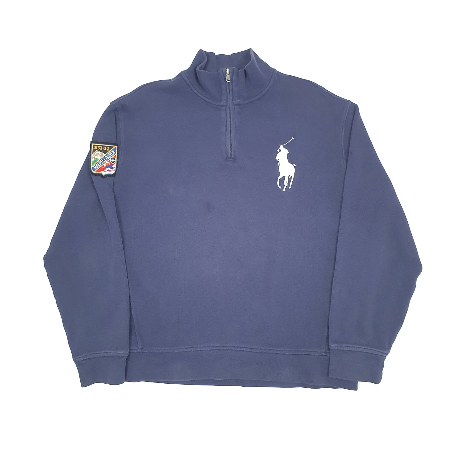 Polo Ralph Lauren Big Logo Quarter Zip XL Navy