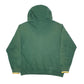 Mens Green NFL Green Bay Packers USA Football Hoodie Full Zip Jumper