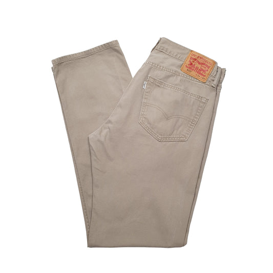 Levis 505 Regular Fit Jeans W34 L34 Brown