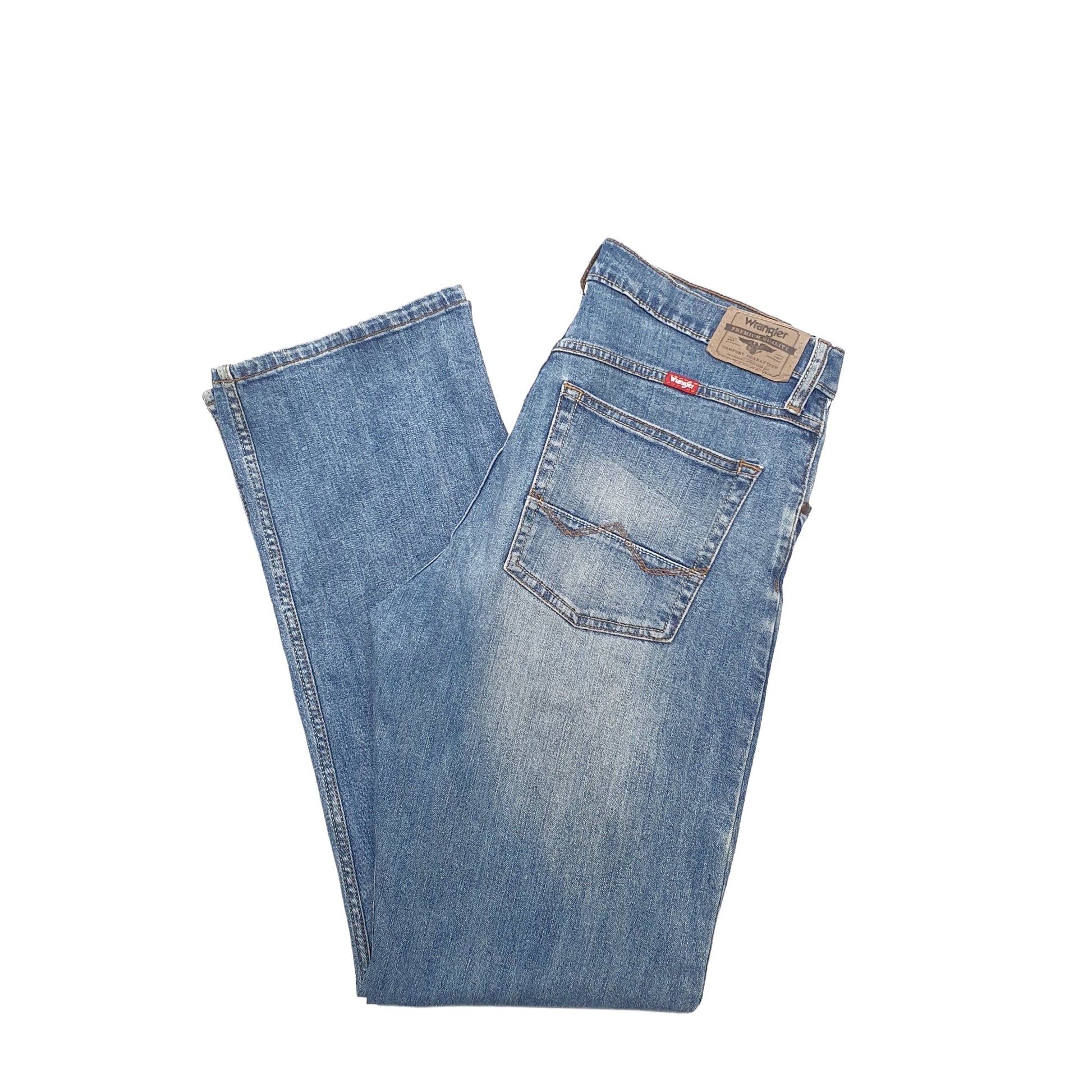 Wrangler Relaxed Bootcut Fit Jeans W32 L32 Blue