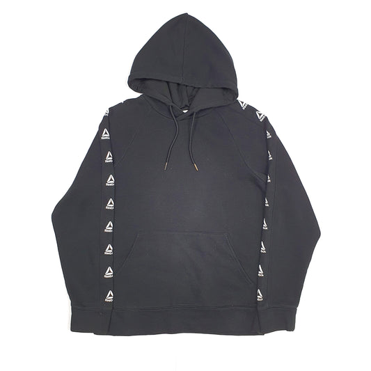 Reebok Spellout Hoodie M Black