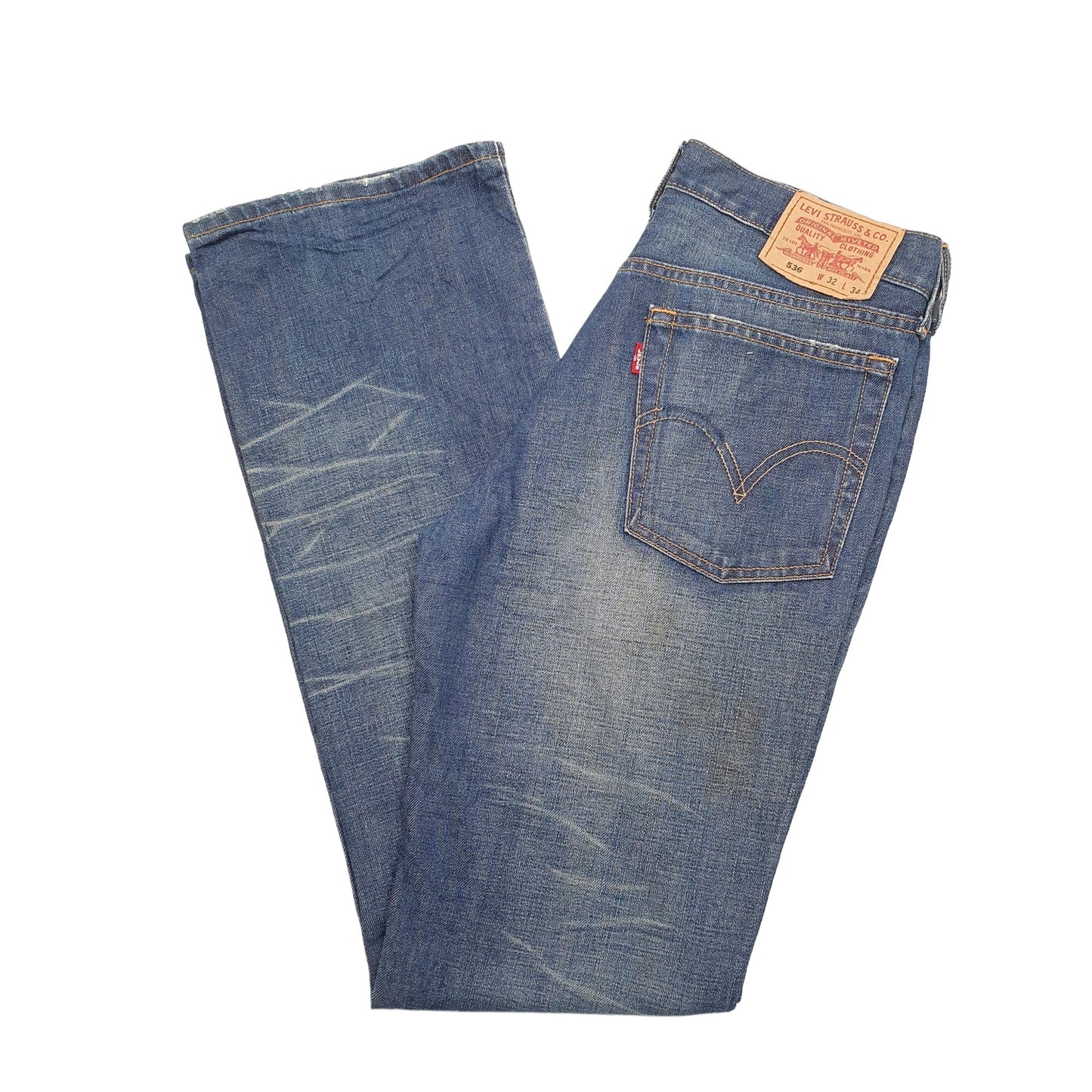 Mens Blue Levis  536 JeansW32 L34