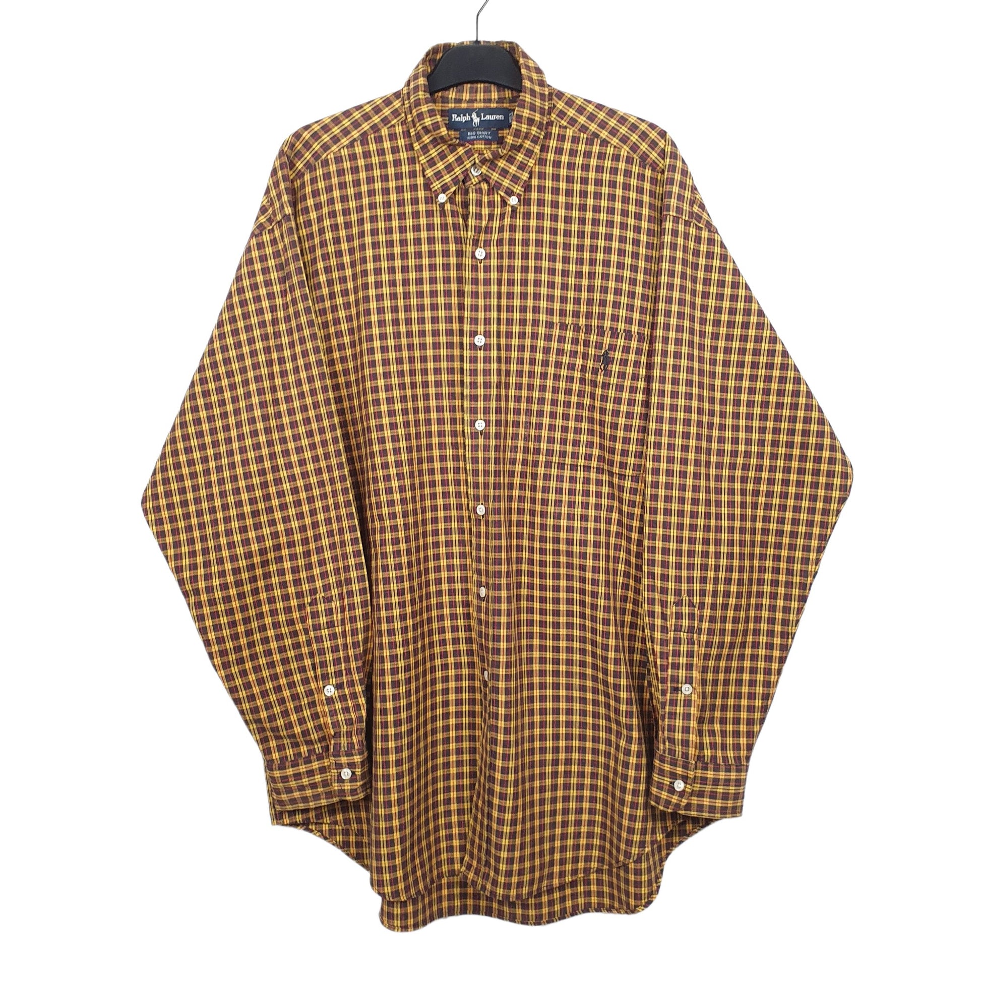 Mens Yellow Ralph Lauren  Long Sleeve Shirt