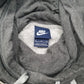 Mens Grey Nike Roll Neck Turtle Hoodie Jumper