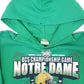 Mens Green Champion USA College Notre Dame Fighting Irish Hoodie Jumper