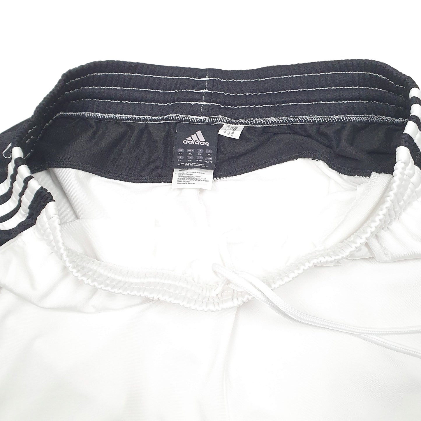 Mens White Adidas Track Suit Bottoms Active Jogger Trousers