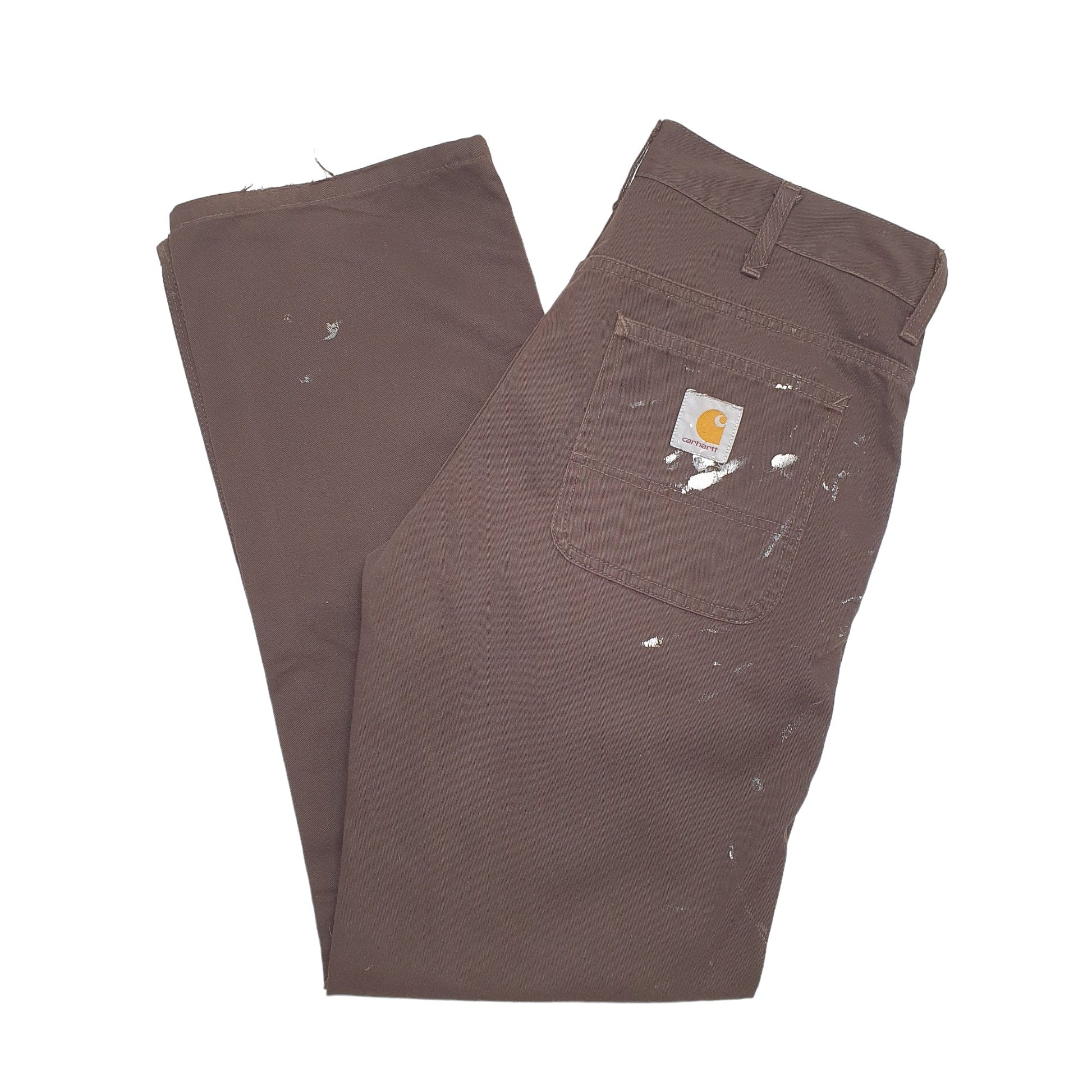 Mens Brown Carhartt  Carpenter Trousers