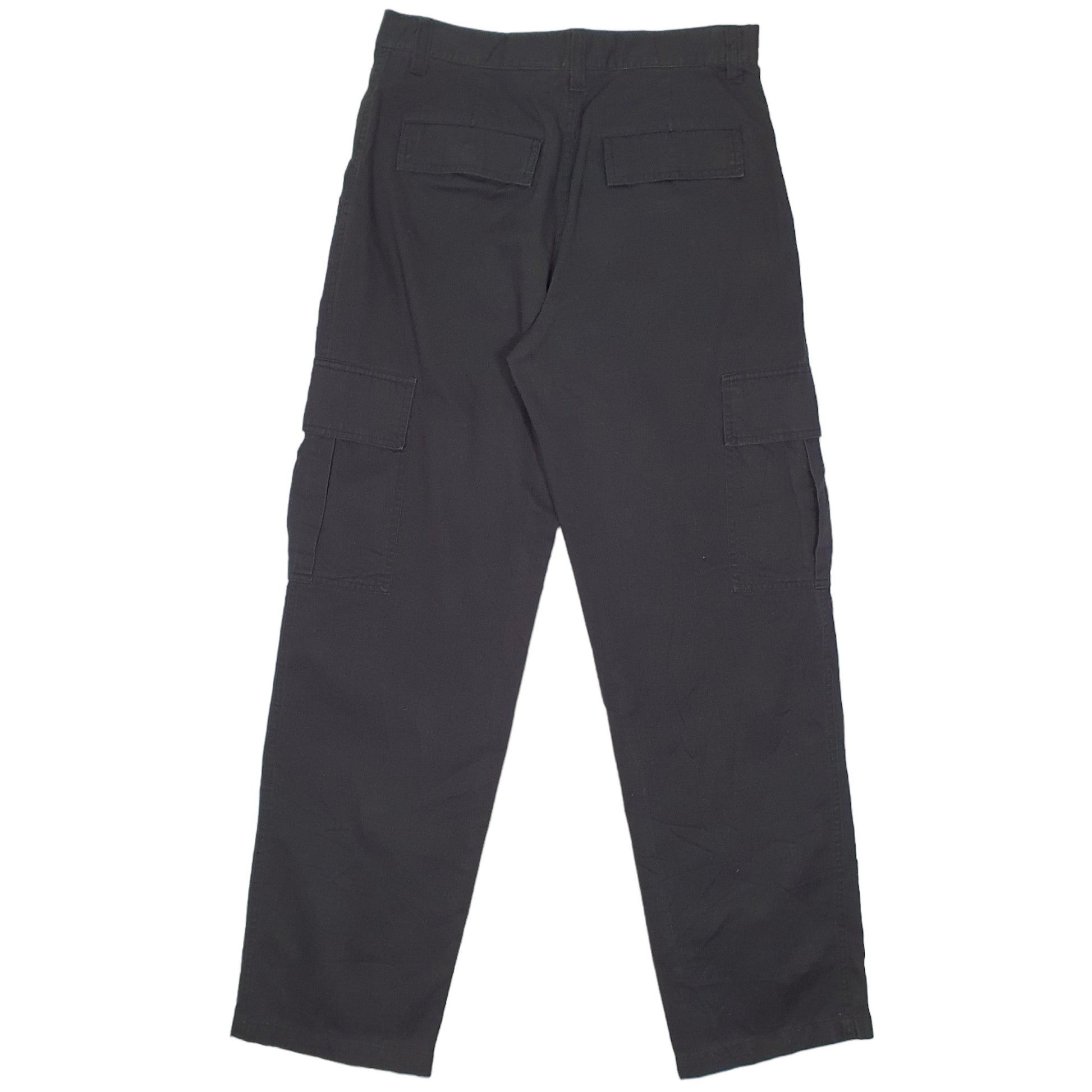 Mens Black Barco Combat Pants Cargo Trousers
