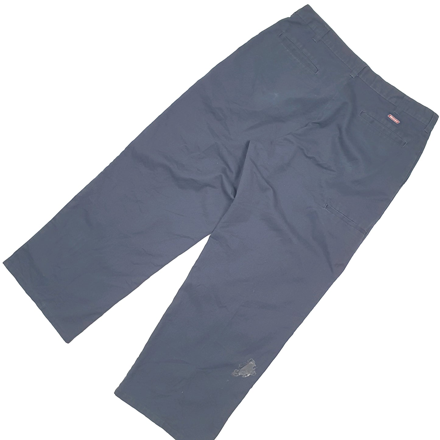 Mens Dickies Double Knee Navy Carpenter Trousers W34 L30 Navy