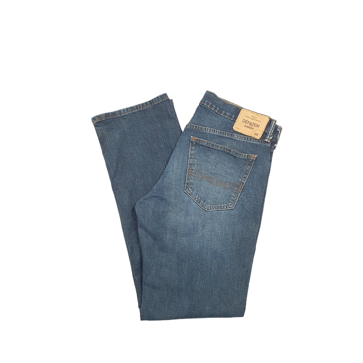 Levis Denizen Regular Fit Relaxed Jeans W33 L32 Blue