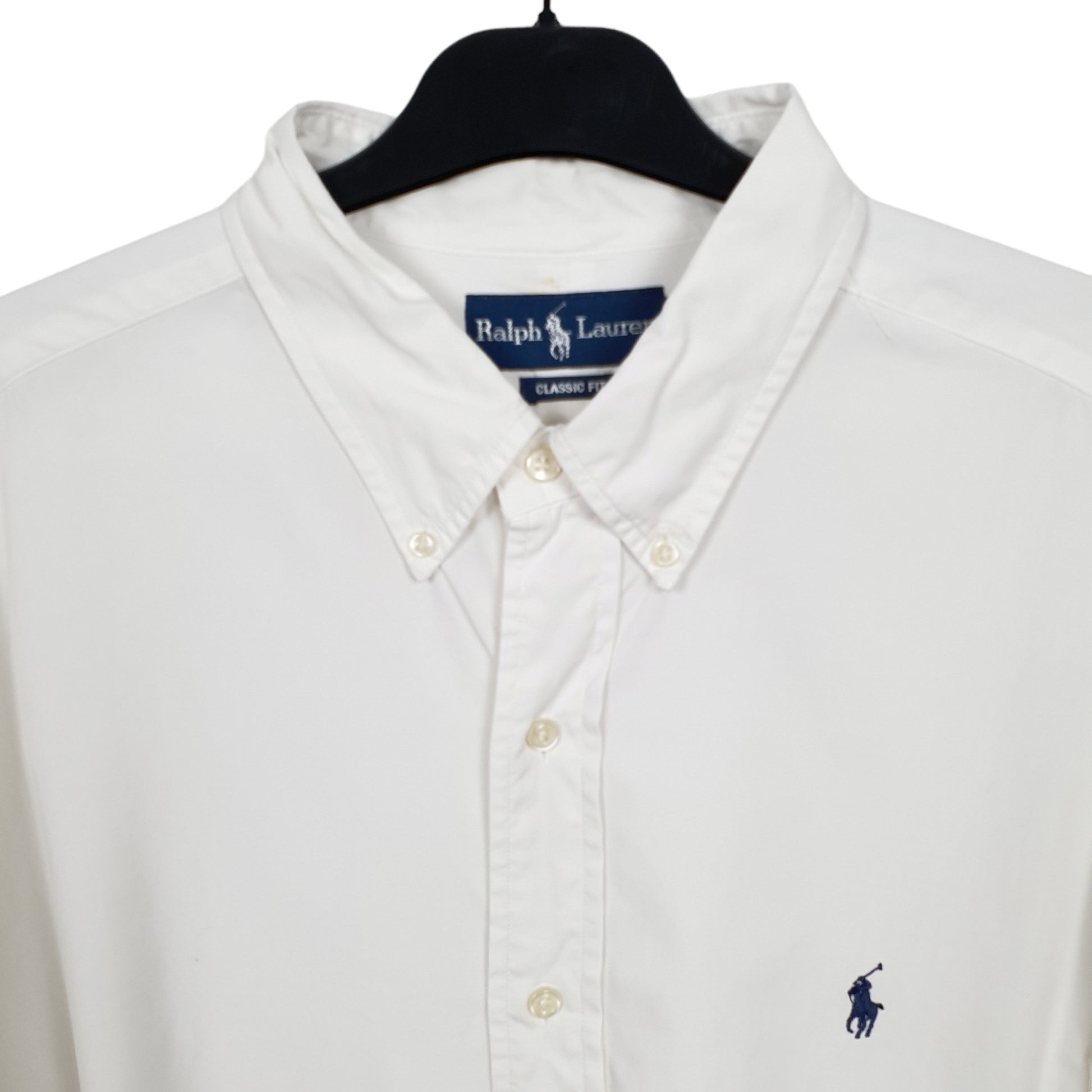 Mens White Ralph Lauren  Long Sleeve Shirt