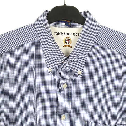 Tommy Hilfiger Long Sleeve Regular Fit Check Shirt Blue