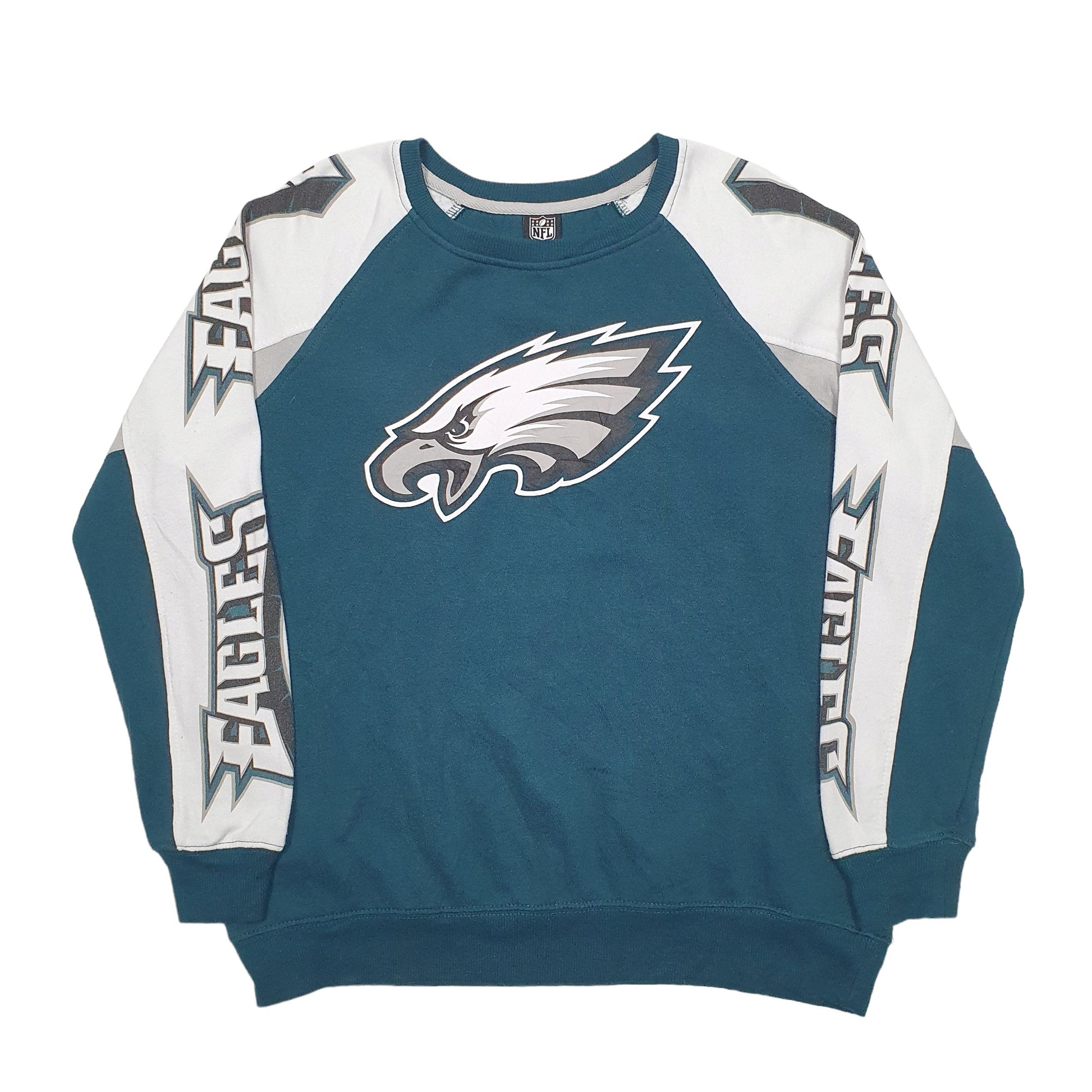 Mens Green NFL Philadelphia Eagles Football Crewneck Jumper