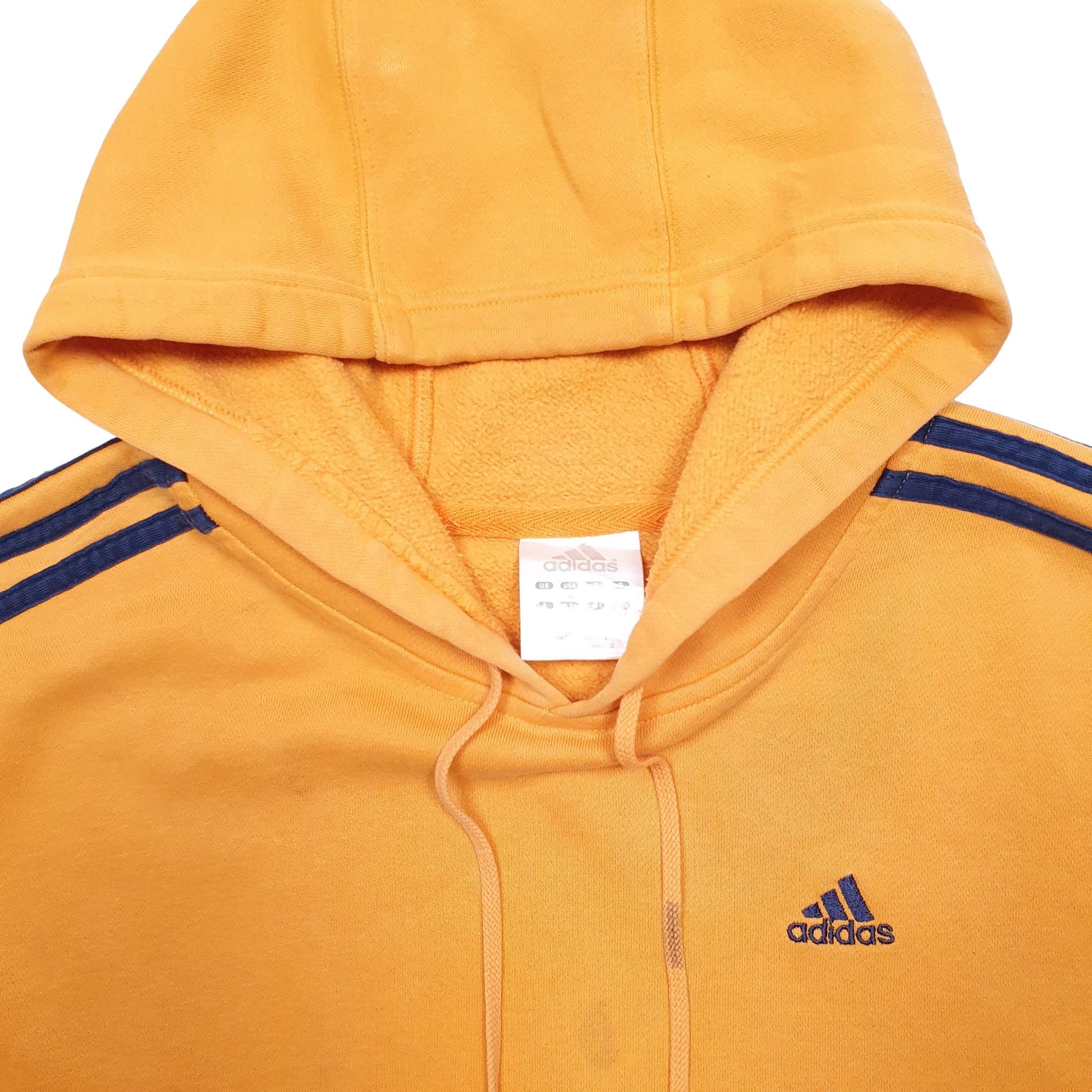 Mens Orange Adidas  Hoodie Jumper