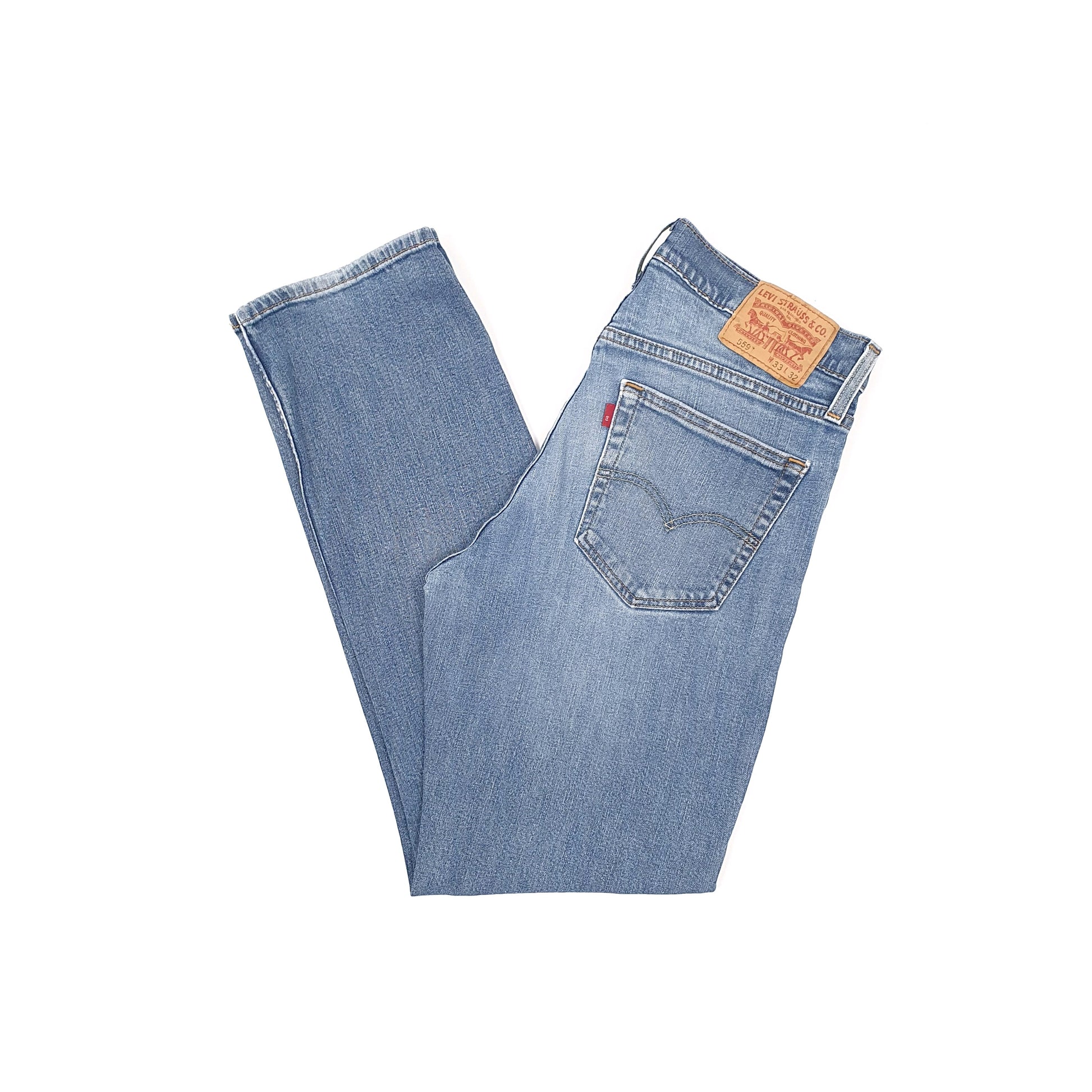 Levis 559 Relaxed Fit Jeans W33 L32 Blue