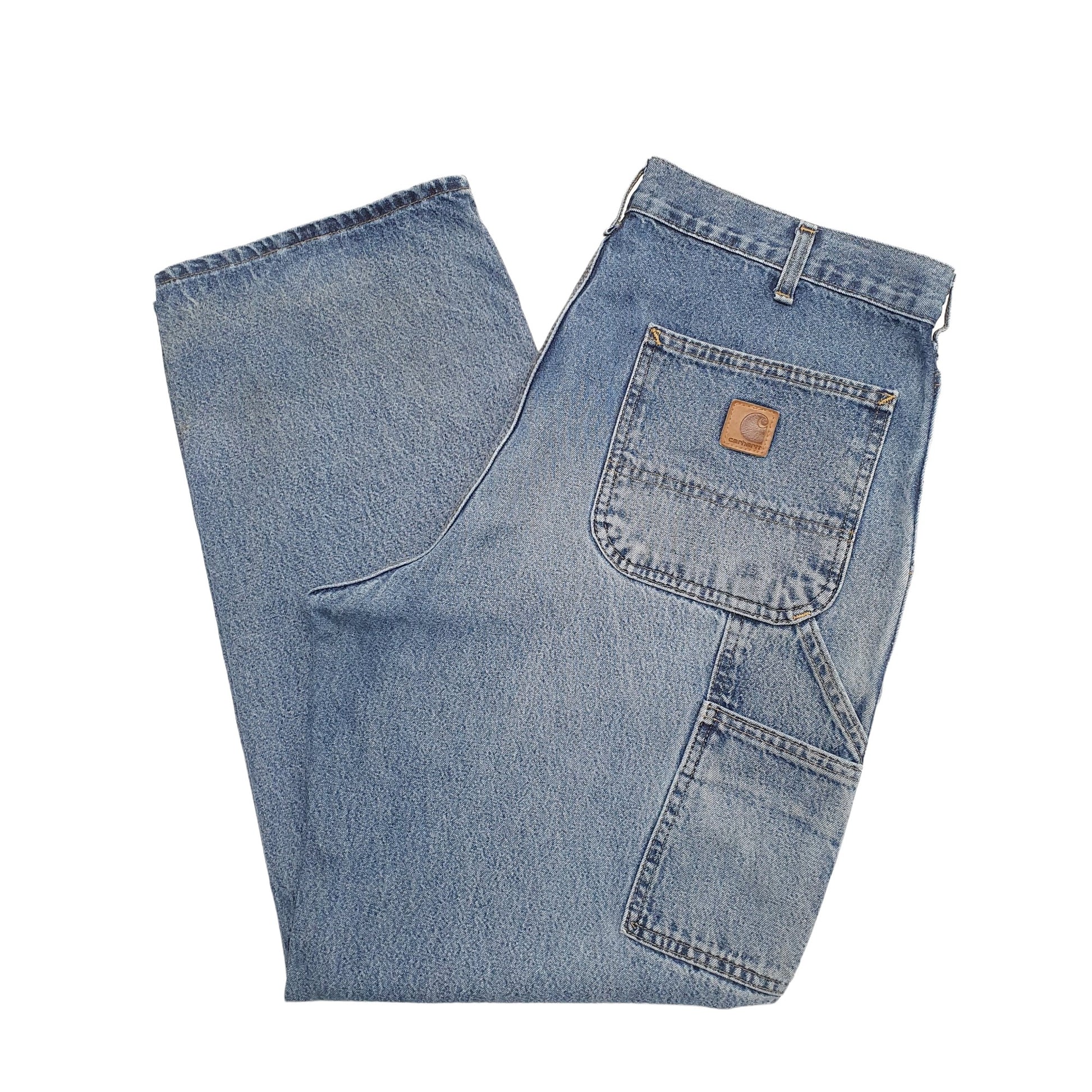 Mens Blue Carhartt  Carpenter Trousers