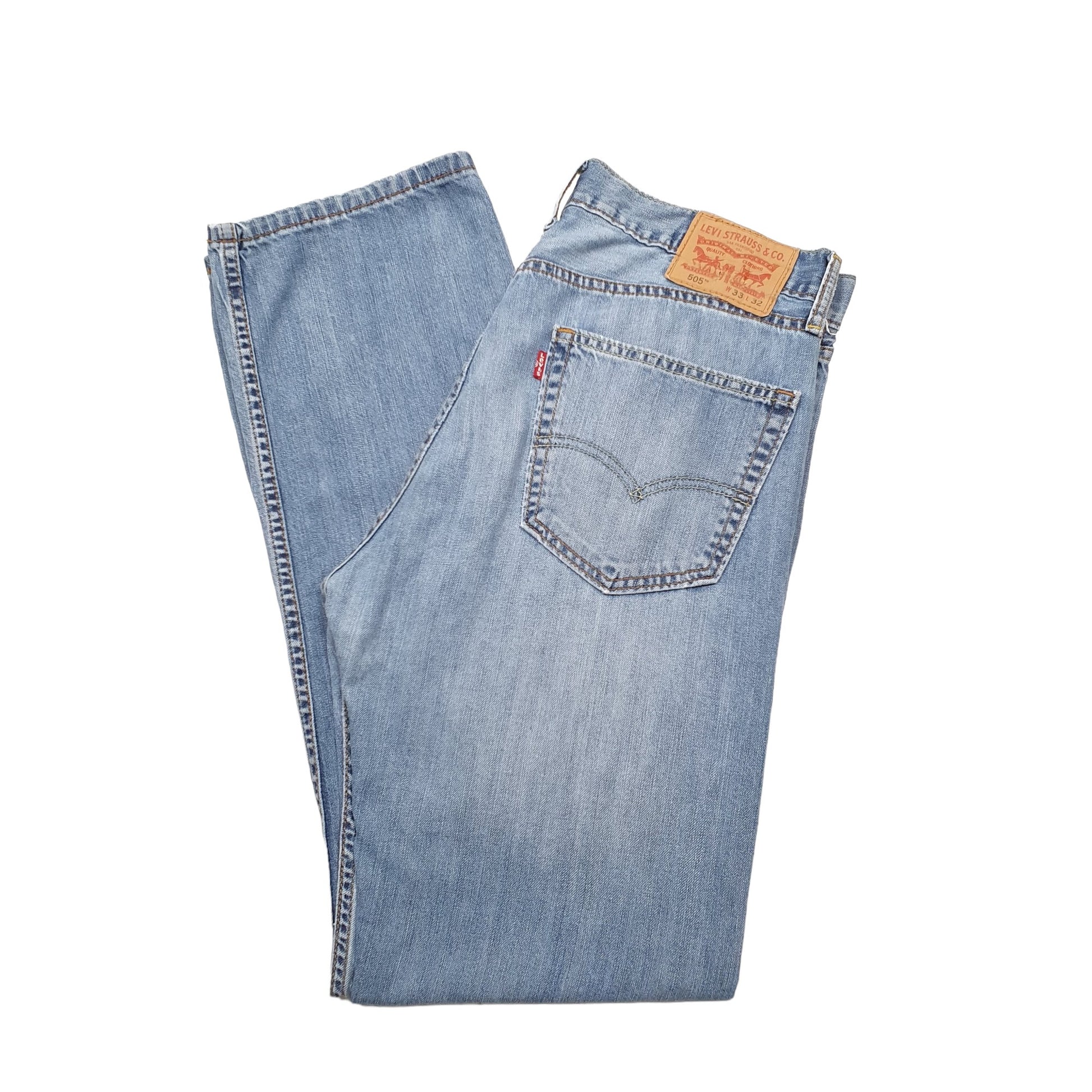 Levis 505 Regular Fit Jeans W33 L32 Blue