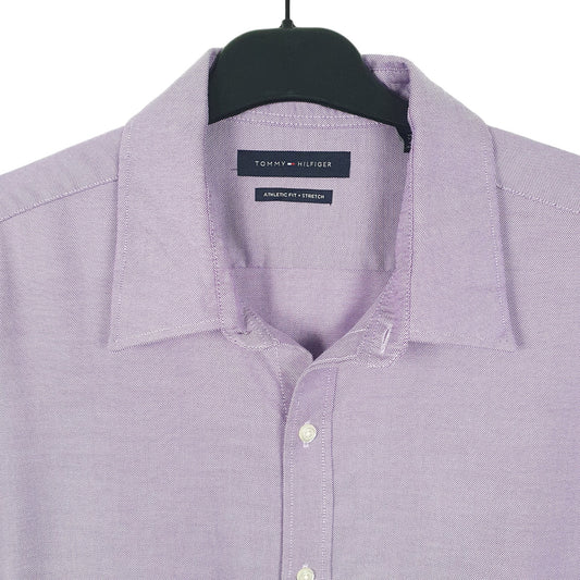 Tommy Hilfiger Stretch Athletic Long Sleeve Regular Fit Shirt Lilac
