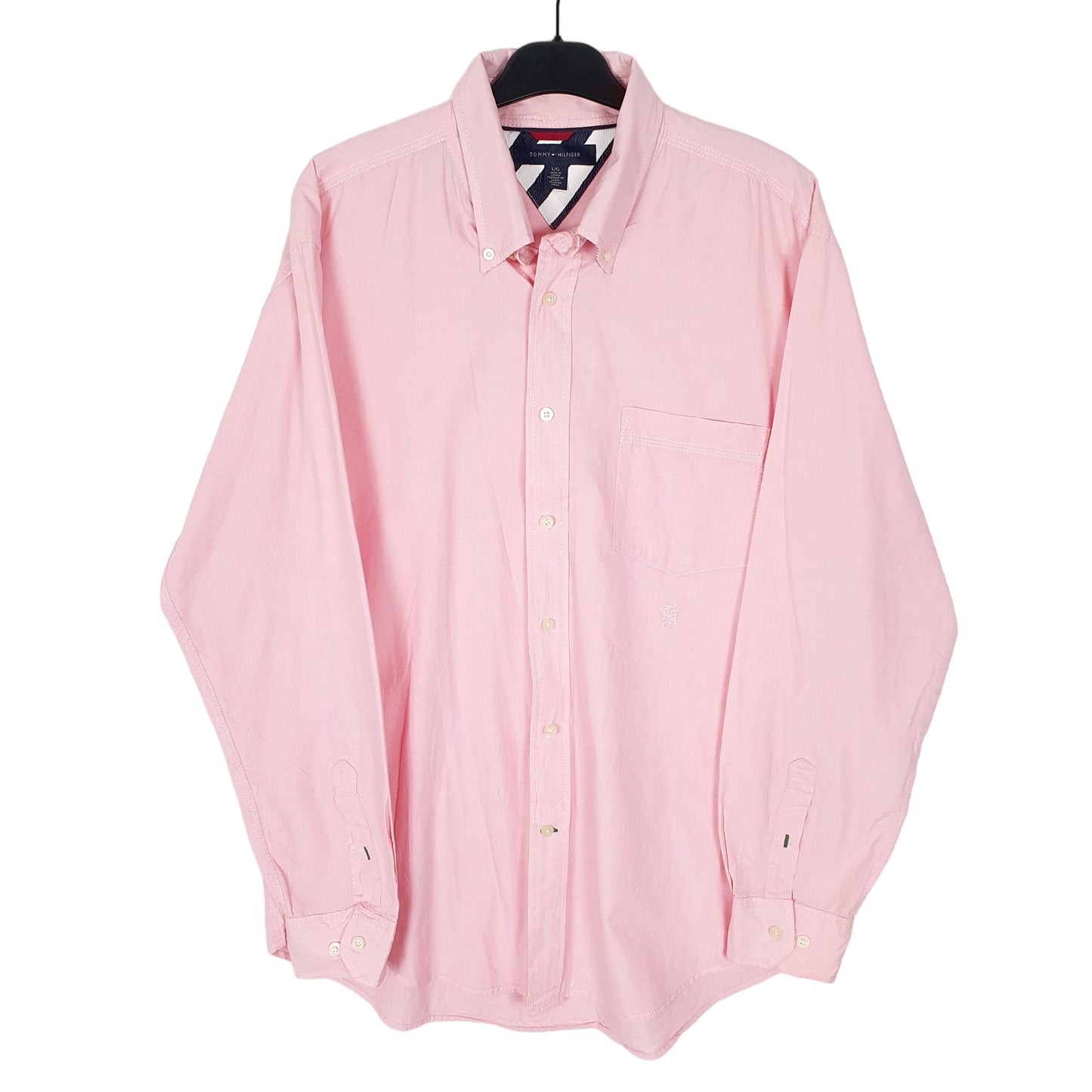 Tommy Hilfiger Long Sleeve Regular Fit Shirt Pink