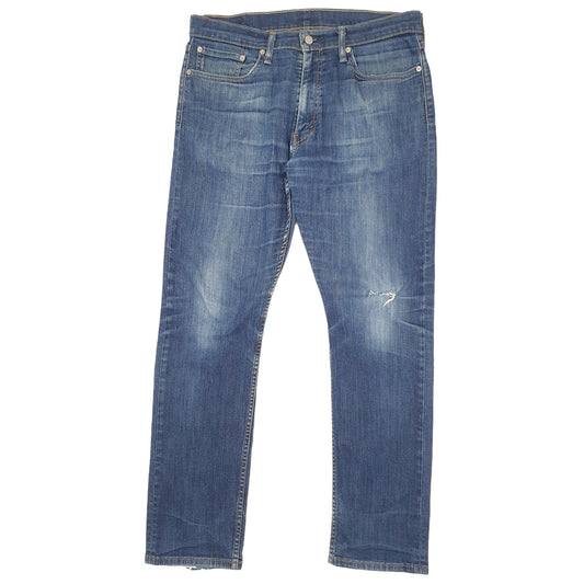 Levis 513 Slim Fit Jeans W34 L32 Blue