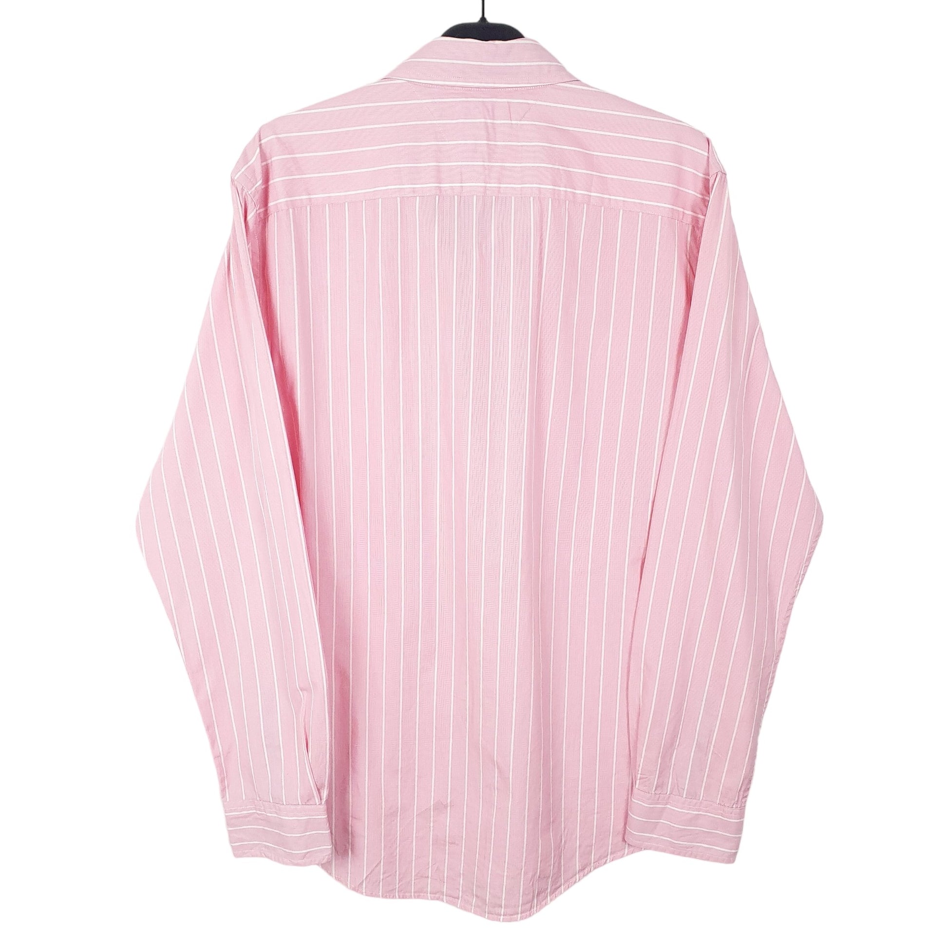 Tommy Hilfiger New York Long Sleeve Regular Fit Striped Shirt Pink