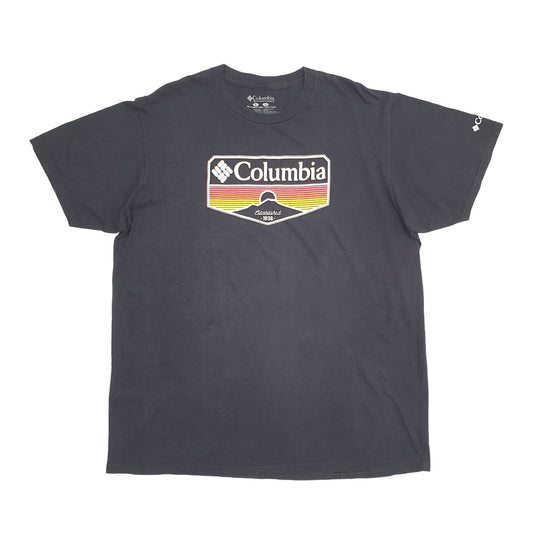 Mens Black Columbia Sportswear  Short Sleeve T Shirt