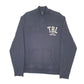 Mens Black Timberland Spellout Quarter Zip Jumper