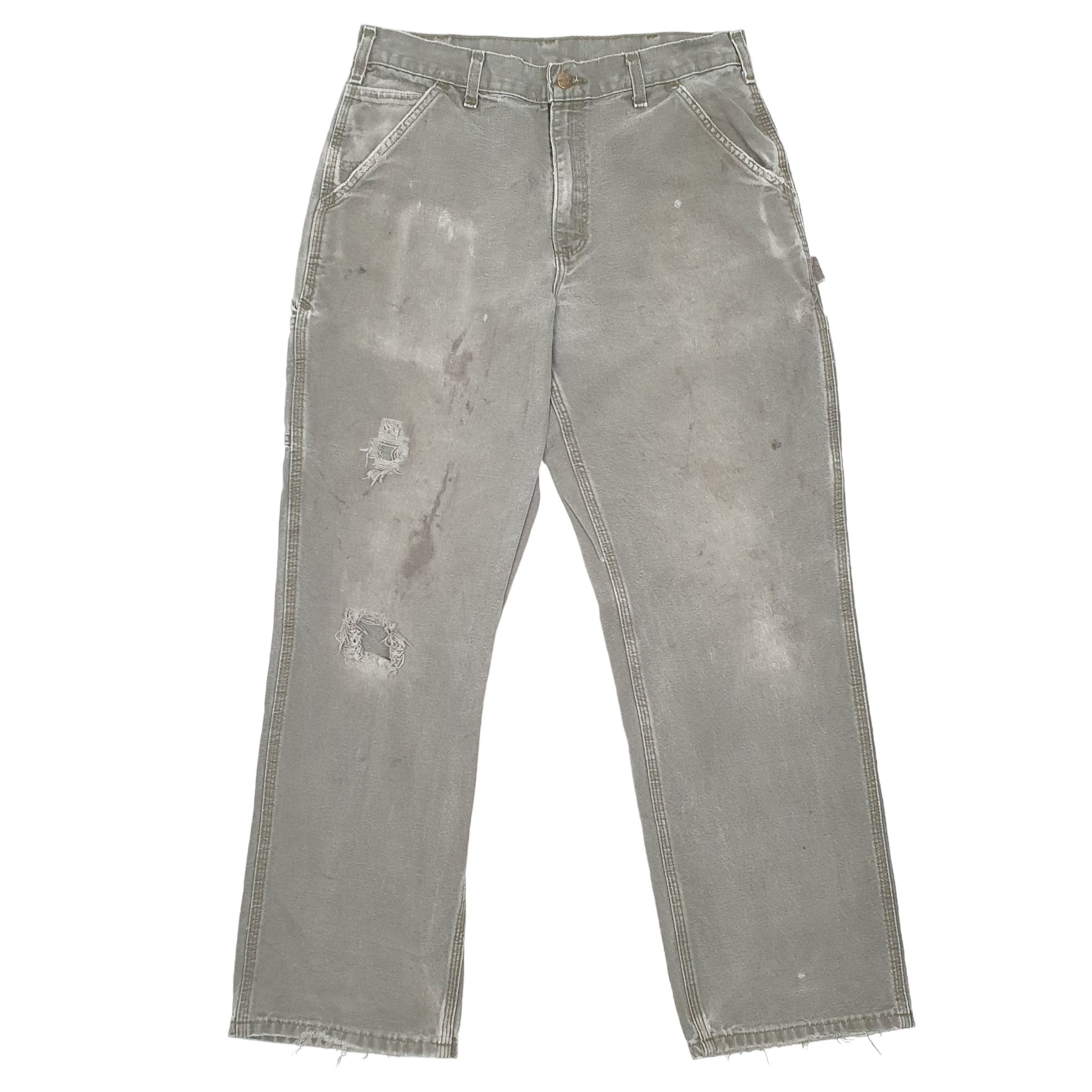 Mens Khaki Carhartt  Carpenter Trousers