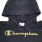 Mens Black Champion Reverse Weave Hoodie Jumper
