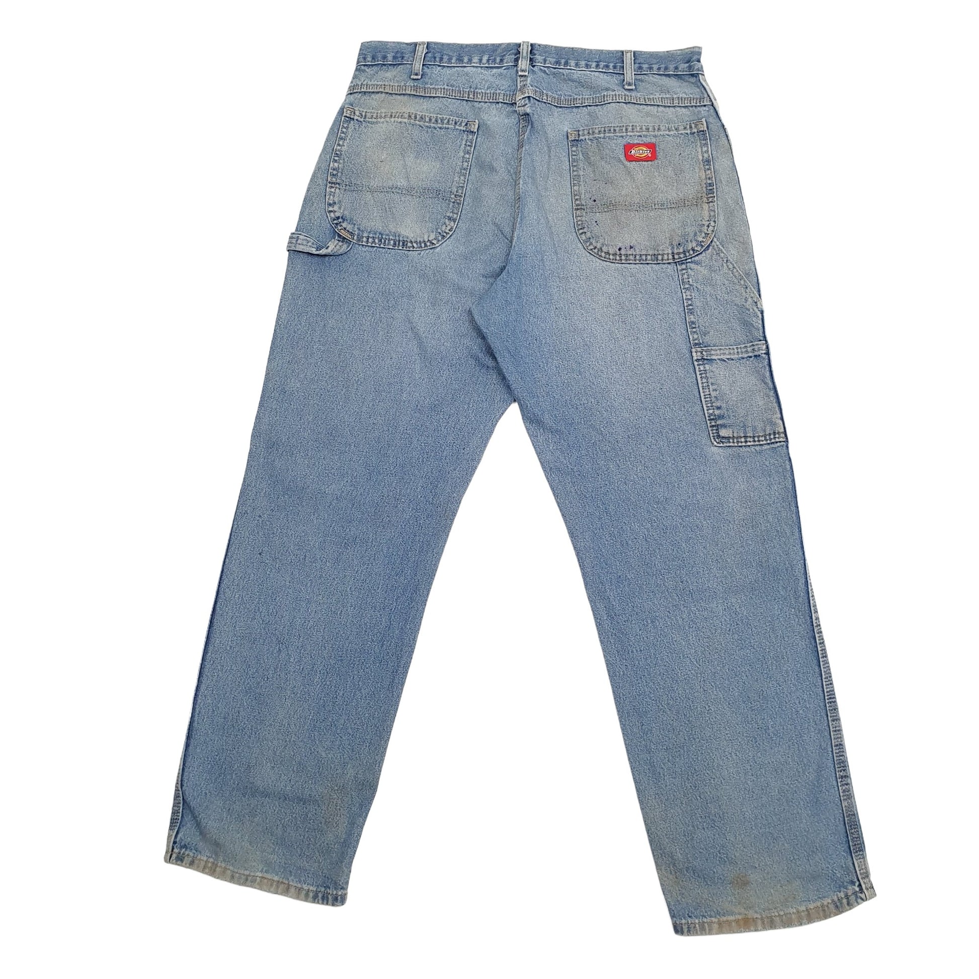 Mens Blue Dickies  Carpenter Trousers