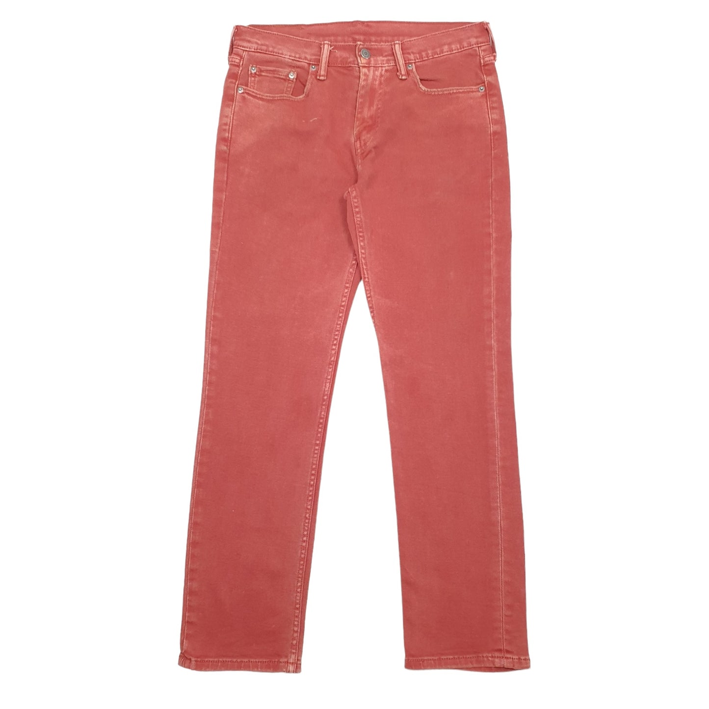 Levis 514 Straight Fit Jeans W31 L30 Red