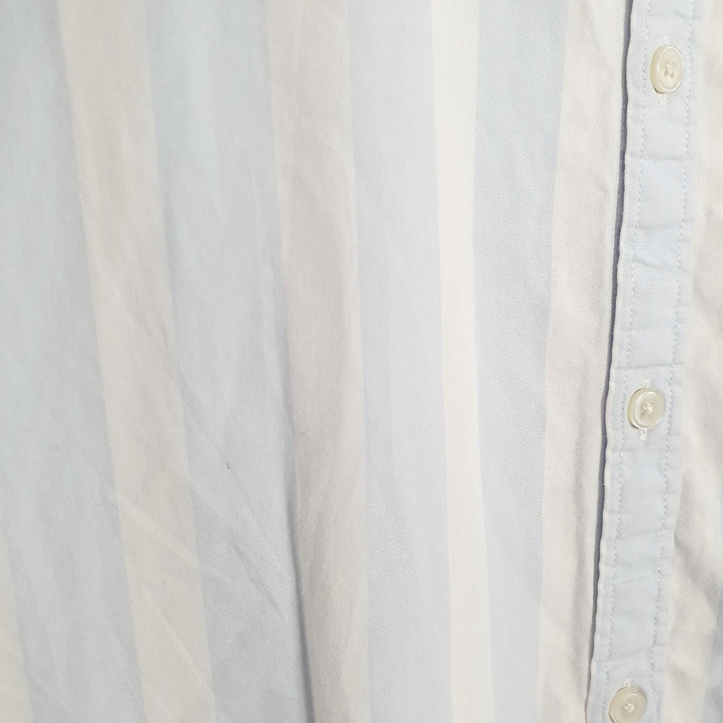 Tommy Hilfiger Short Sleeve Regular Fit Pinstripe Shirt Blue