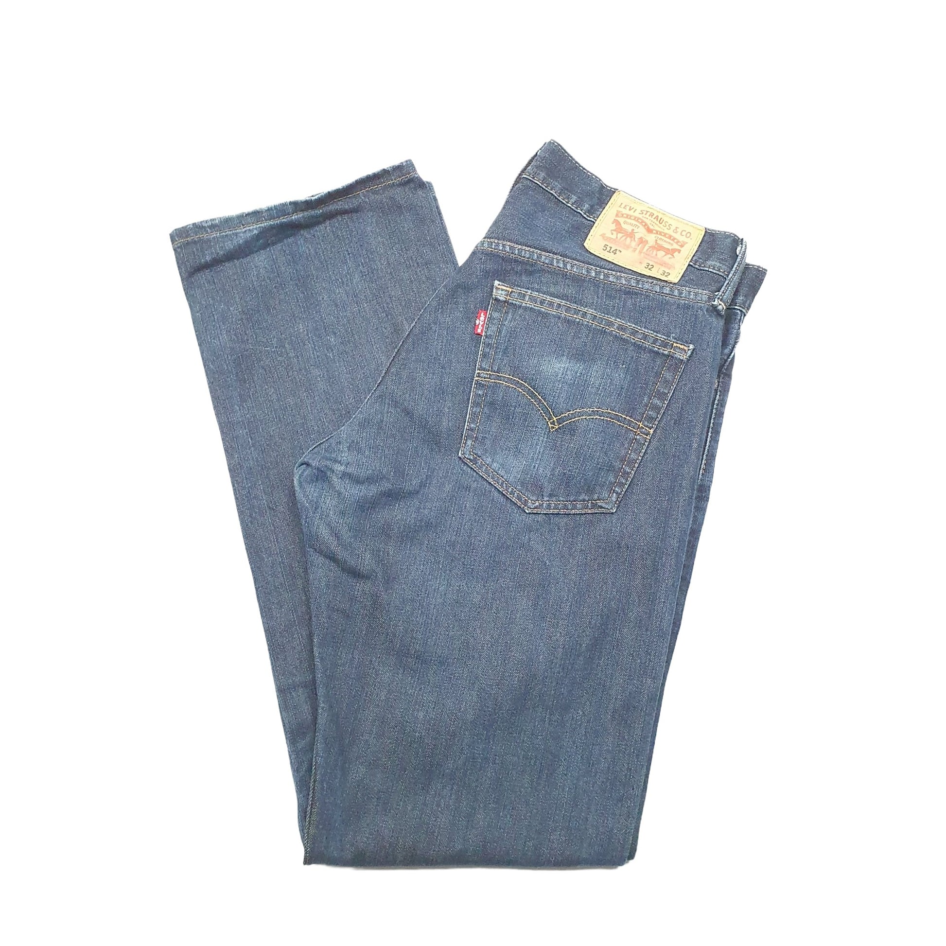 Levis 514 Straight Fit Jeans W32 L32 Blue