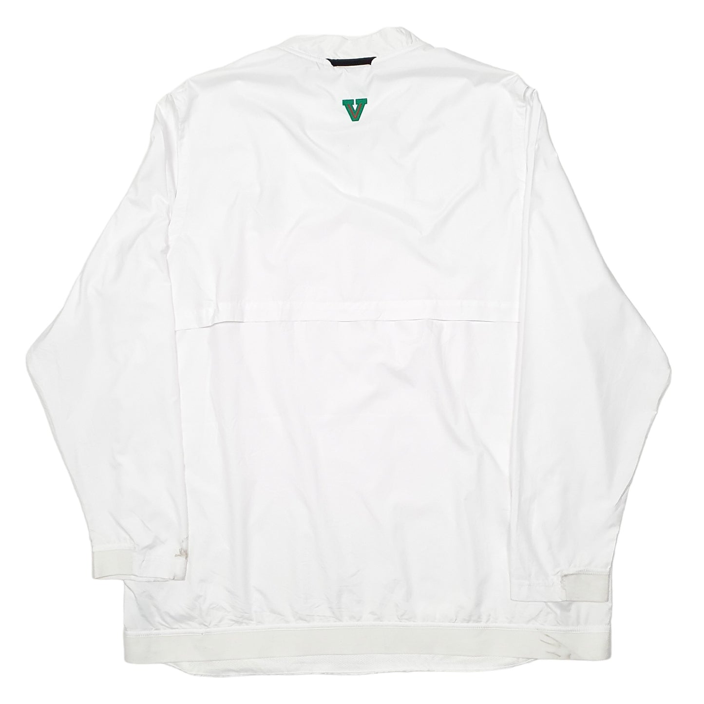 Mens White Nike Fresno State Bulldogs American Football Active Quarter Zip Jumper