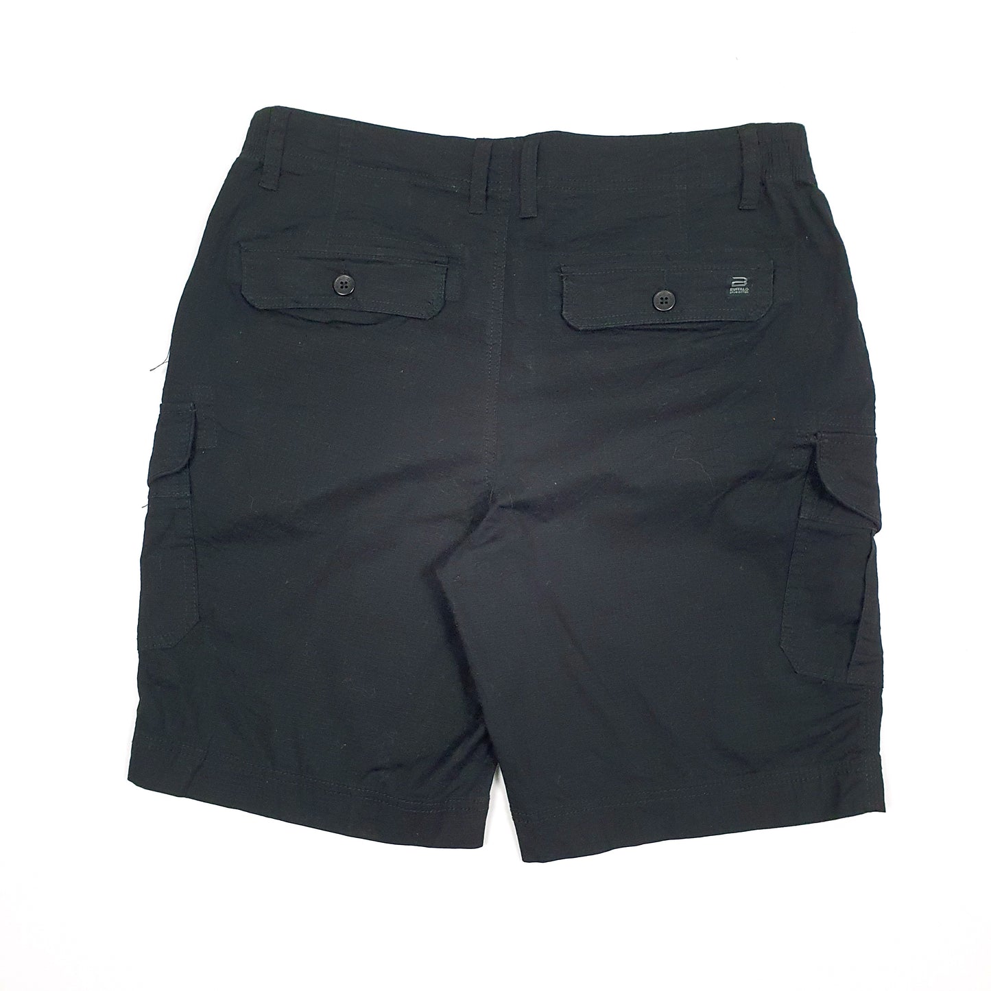 Mens Black Buffalo David Bitton Cargo Shorts