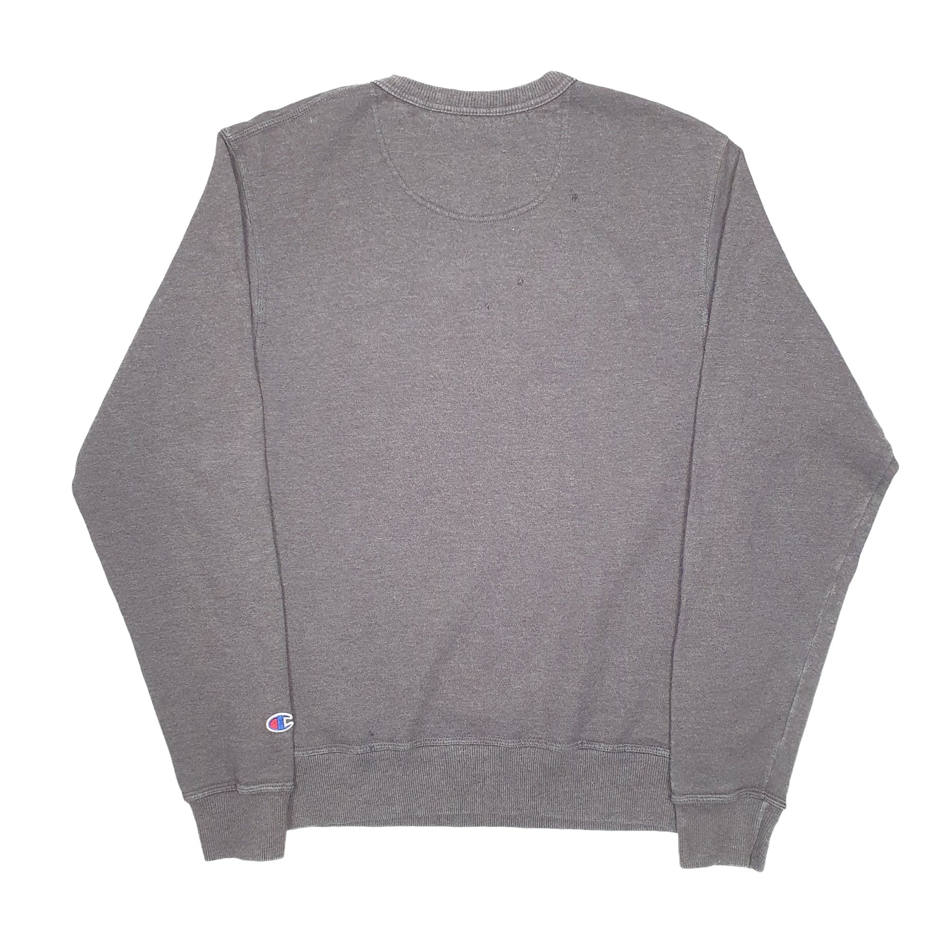 Mens Grey Champion  Crewneck Jumper